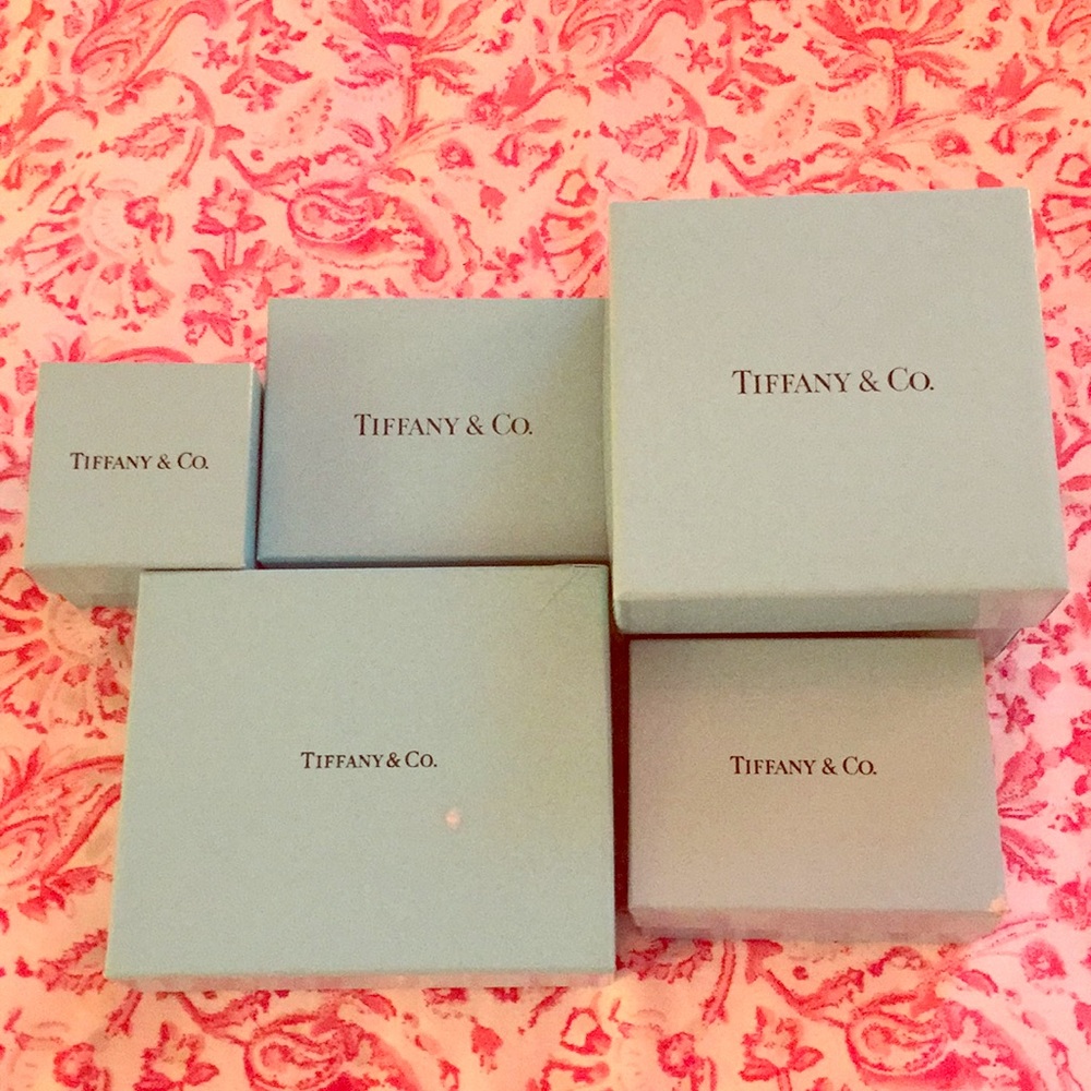 Tiffany & Co. assorted boxes